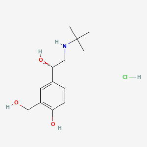 molecular formula C13H22ClNO3 B588090 (S)-Albuterol Hydrochloride CAS No. 50293-91-9