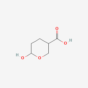 molecular formula C6H10O4 B588094 6-Hydroxyoxane-3-carboxylic acid CAS No. 153473-19-9