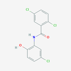 2,5-dichloro-N-(5-chloro-2-hydroxyphenyl)benzamide
