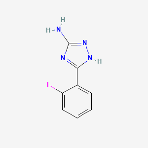 molecular formula C8H7IN4 B5881028 3-(2-iodophenyl)-1H-1,2,4-triazol-5-amine CAS No. 313662-93-0