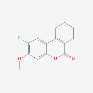 molecular formula C14H13ClO3 B5881037 2-chloro-3-methoxy-7,8,9,10-tetrahydro-6H-benzo[c]chromen-6-one 
