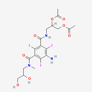 [2-Acetyloxy-3-[[3-amino-5-[2,3-dihydroxypropyl(methyl)carbamoyl]-2,4,6-triiodobenzoyl]amino]propyl] acetate