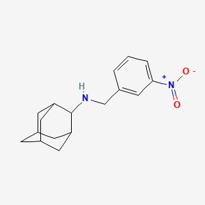 molecular formula C17H22N2O2 B5881126 2-adamantyl(3-nitrobenzyl)amine 