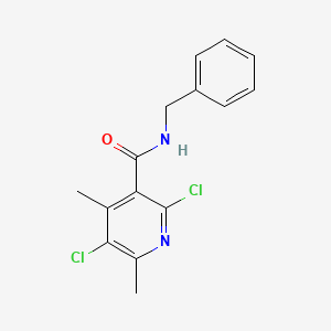 N-benzyl-2,5-dichloro-4,6-dimethylnicotinamide