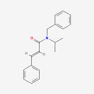 molecular formula C19H21NO B5881142 N-benzyl-N-isopropyl-3-phenylacrylamide 