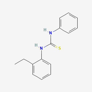 molecular formula C15H16N2S B5881171 N-(2-ethylphenyl)-N'-phenylthiourea CAS No. 4500-59-8