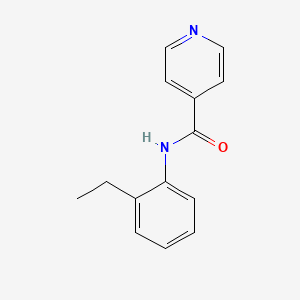 molecular formula C14H14N2O B5881172 N-(2-乙基苯基)异烟酰胺 