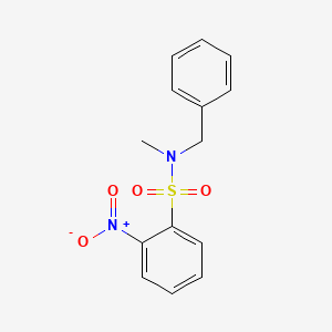 molecular formula C14H14N2O4S B5881236 N-benzyl-N-methyl-2-nitrobenzenesulfonamide CAS No. 42060-39-9