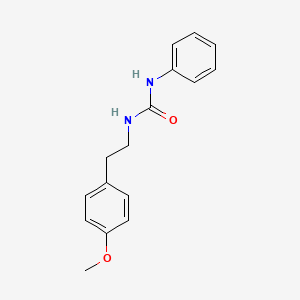molecular formula C16H18N2O2 B5881285 N-[2-(4-methoxyphenyl)ethyl]-N'-phenylurea 