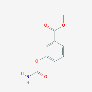 molecular formula C9H9NO4 B5881356 methyl 3-[(aminocarbonyl)oxy]benzoate 