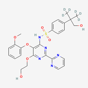molecular formula C27H29N5O7S B588149 羟基波生坦-d6 CAS No. 1246817-57-1