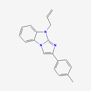molecular formula C19H17N3 B5881581 9-allyl-2-(4-methylphenyl)-9H-imidazo[1,2-a]benzimidazole 