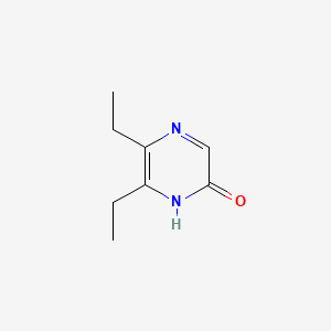 molecular formula C8H12N2O B588160 5,6-Diethylpyrazin-2(1H)-one CAS No. 140936-33-0