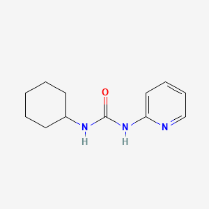 molecular formula C12H17N3O B5881636 N-cyclohexyl-N'-2-pyridinylurea CAS No. 49665-58-9