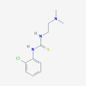 molecular formula C11H16ClN3S B5881642 N-(2-chlorophenyl)-N'-[2-(dimethylamino)ethyl]thiourea 