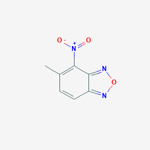 molecular formula C7H5N3O3 B058817 5-Methyl-4-nitro-2,1,3-benzoxadiazole CAS No. 16322-21-7
