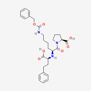molecular formula C29H37N3O7 B588173 N-Benzyloxycarbonyl (S)-Lisinopril CAS No. 1356382-88-1