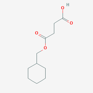 molecular formula C11H18O4 B5881744 4-(cyclohexylmethoxy)-4-oxobutanoic acid 