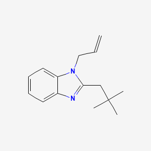 molecular formula C15H20N2 B5881794 1-allyl-2-(2,2-dimethylpropyl)-1H-benzimidazole 