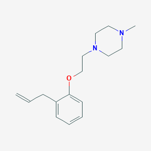 molecular formula C16H24N2O B5881830 1-[2-(2-allylphenoxy)ethyl]-4-methylpiperazine 