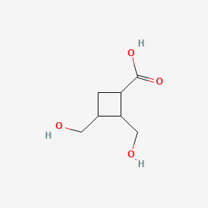 2,3-Bis(hydroxymethyl)cyclobutane-1-carboxylic acid