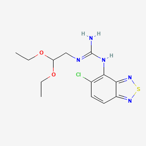 B588198 4-N-2,2-Diethoxyethylguanidine-5-chloro-2,1,3-benzothiadiazole CAS No. 1391053-77-2