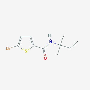 molecular formula C10H14BrNOS B5882044 5-bromo-N-(1,1-dimethylpropyl)-2-thiophenecarboxamide 