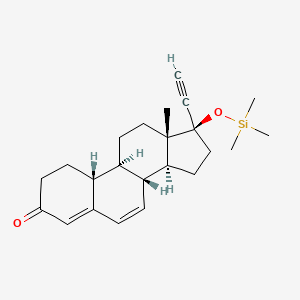 B588212 17-O-Trimethylsilyl 6,7-Dehydro Norethindrone CAS No. 300542-58-9