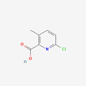 molecular formula C7H6ClNO2 B588225 6-氯-3-甲基吡啶甲酸 CAS No. 1201924-32-4