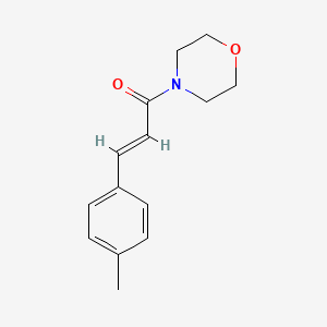 molecular formula C14H17NO2 B5882273 4-[3-(4-methylphenyl)acryloyl]morpholine 