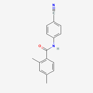 N-(4-cyanophenyl)-2,4-dimethylbenzamide