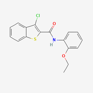 molecular formula C17H14ClNO2S B5882332 3-chloro-N-(2-ethoxyphenyl)-1-benzothiophene-2-carboxamide 