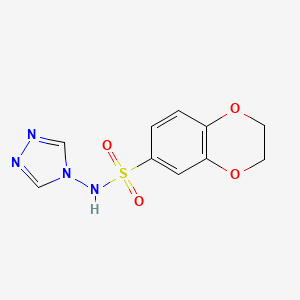 N-4H-1,2,4-triazol-4-yl-2,3-dihydro-1,4-benzodioxine-6-sulfonamide