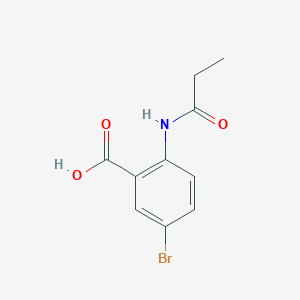 molecular formula C10H10BrNO3 B5882358 5-bromo-2-(propionylamino)benzoic acid 