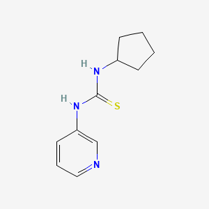 N-cyclopentyl-N'-3-pyridinylthiourea