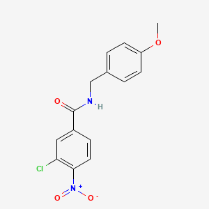 3-chloro-N-(4-methoxybenzyl)-4-nitrobenzamide