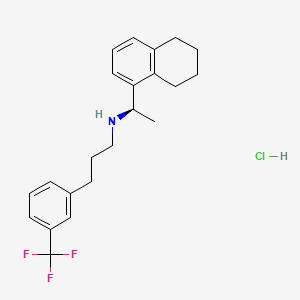 molecular formula C22H27ClF3N B588245 Tetrahydro Cinacalcet Hydrochloride CAS No. 1229225-43-7