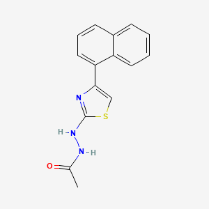 N'-[4-(1-naphthyl)-1,3-thiazol-2-yl]acetohydrazide