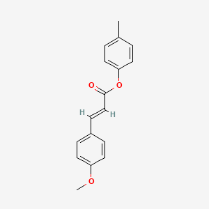 molecular formula C17H16O3 B5882538 4-methylphenyl 3-(4-methoxyphenyl)acrylate 