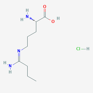 molecular formula C9H18ClN3O2 B588257 Ethyl-L-NIO (hydrochloride) CAS No. 150403-97-7