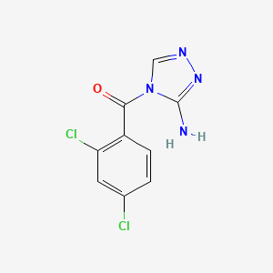 molecular formula C9H6Cl2N4O B5882574 4-(2,4-dichlorobenzoyl)-4H-1,2,4-triazol-3-amine 