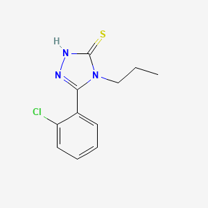 molecular formula C11H12ClN3S B5882580 5-(2-chlorophenyl)-4-propyl-2,4-dihydro-3H-1,2,4-triazole-3-thione 