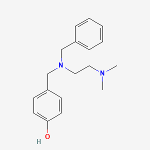 molecular formula C18H24N2O B5882586 4-({benzyl[2-(dimethylamino)ethyl]amino}methyl)phenol 