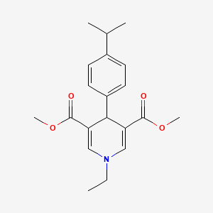 dimethyl 1-ethyl-4-(4-isopropylphenyl)-1,4-dihydro-3,5-pyridinedicarboxylate