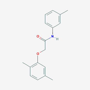 molecular formula C17H19NO2 B5882627 2-(2,5-dimethylphenoxy)-N-(3-methylphenyl)acetamide CAS No. 315712-77-7
