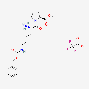 N-Benzyloxycarbonyl-L-lysyl]-L-proline Methyl Ester Trifluoroacetic Acid Salt