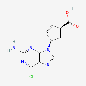 (1S,4R)-4-(2-Amino-6-chloro-9H-purin-9-yl)-2-cyclopentene-1-carboxylate
