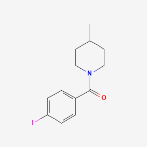molecular formula C13H16INO B5882698 1-(4-iodobenzoyl)-4-methylpiperidine 