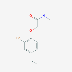 2-(2-bromo-4-ethylphenoxy)-N,N-dimethylacetamide