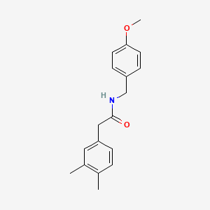 molecular formula C18H21NO2 B5882777 2-(3,4-dimethylphenyl)-N-(4-methoxybenzyl)acetamide 